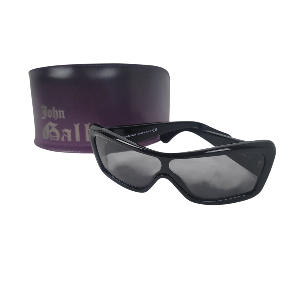 Vintage John Galliano Black Sunglasses JG0004 01A Womans Small